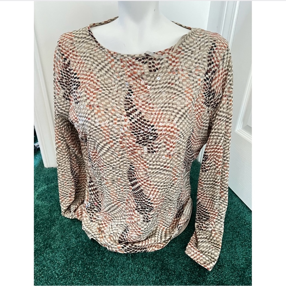 Quiet Shimmer on a Neutral Palette • Special Occasion Blouse • Jones New York - Picture 10 of 15